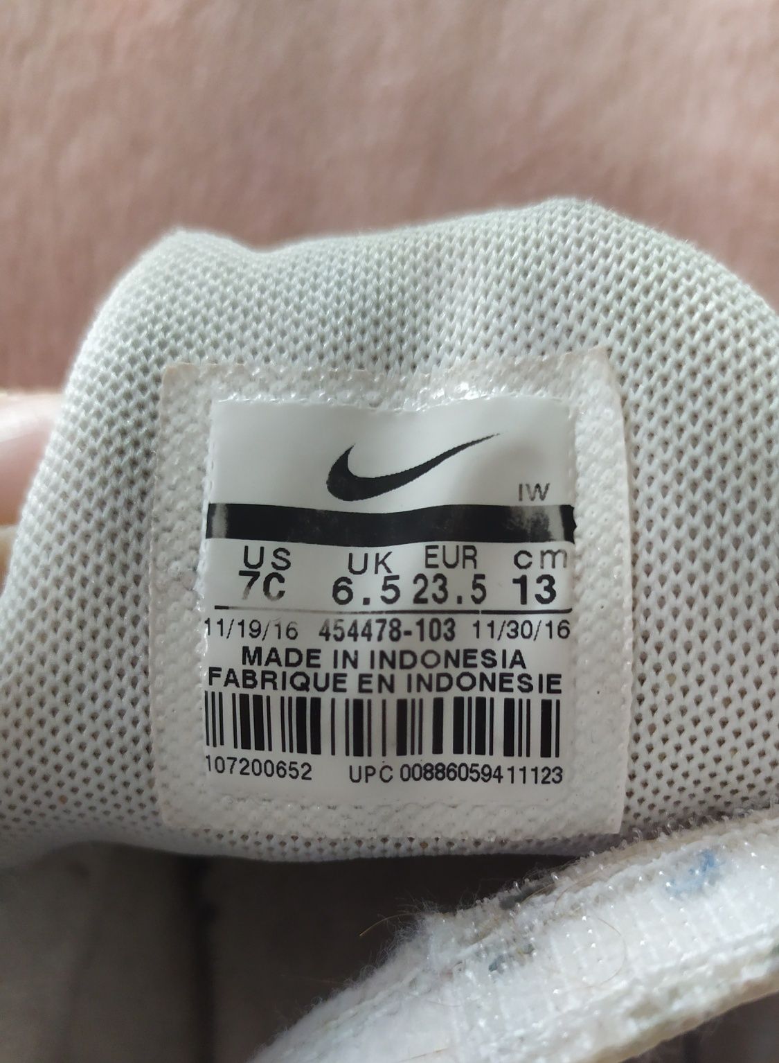 Buciki dziecięce Nike roz 23,5