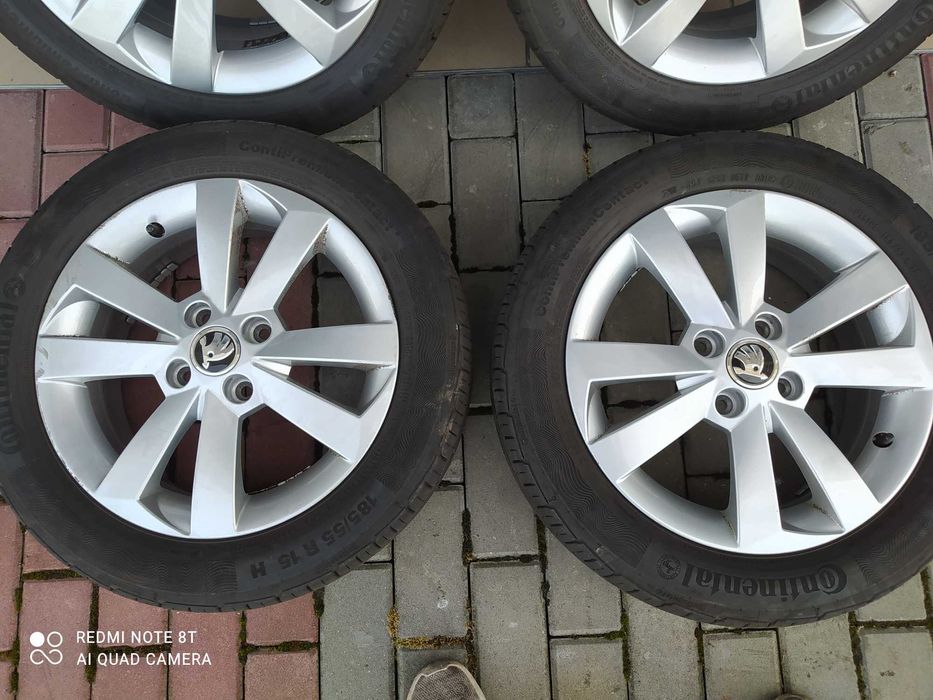 Kpl Alufelg Skoda Citigo,VW Up,Seat Mii 185/55 R15
