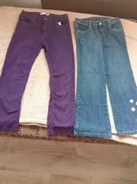 Spodnie jeans dla dziewczynki 128