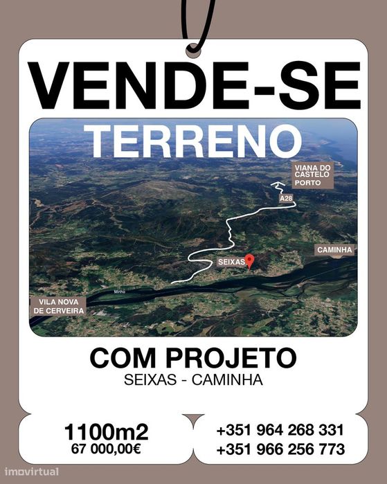 Vendo Terreno em Seixas - Caminha