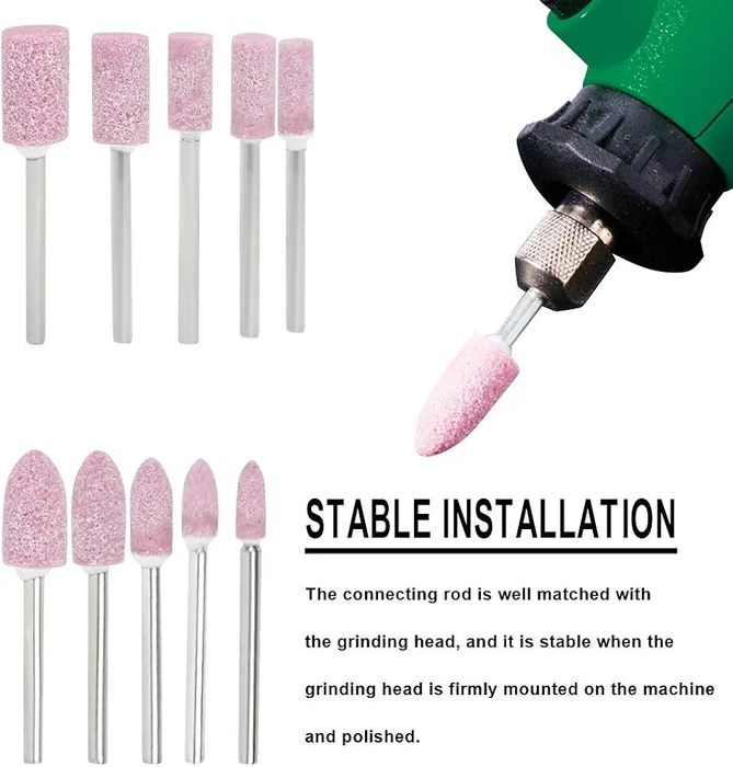 Frezy nakładki kamienie szlifierskie zestaw 100szt K977