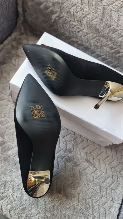 Buty szpilki czółenka czarne