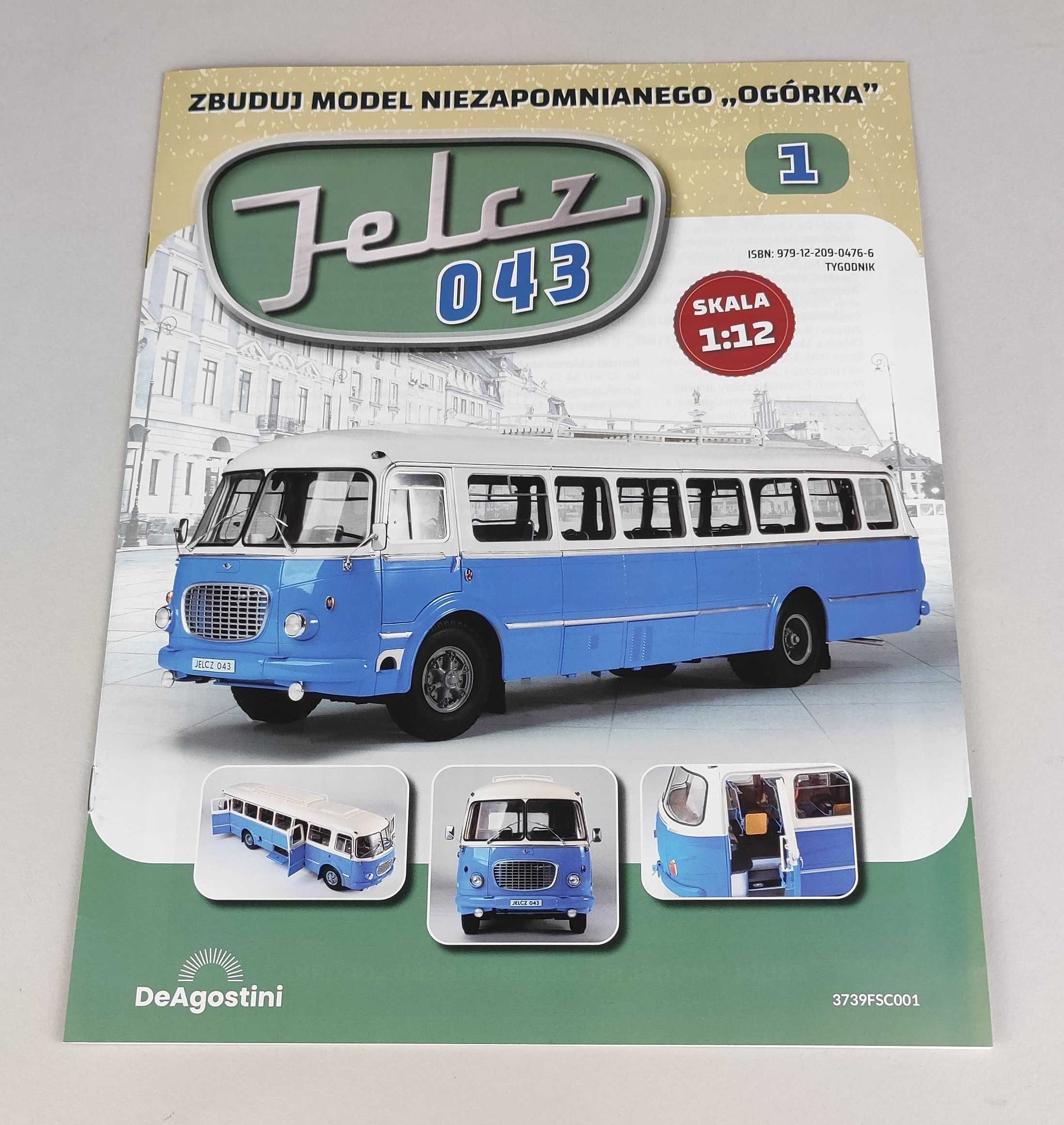 Jelcz 043 Ogórek model skala 1:12 nr 1+2