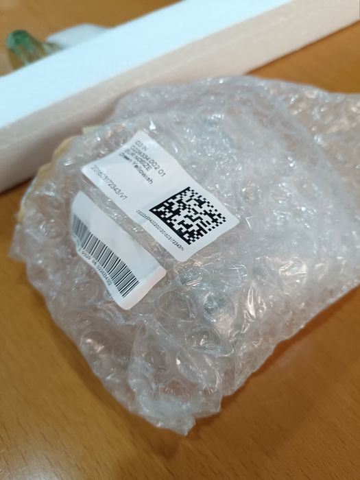 Puxadores em vidro verde água