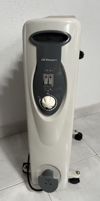 Radiador a Óleo a funcionar