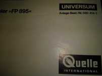 Aparelhagem Universal FP 895 (alemã)