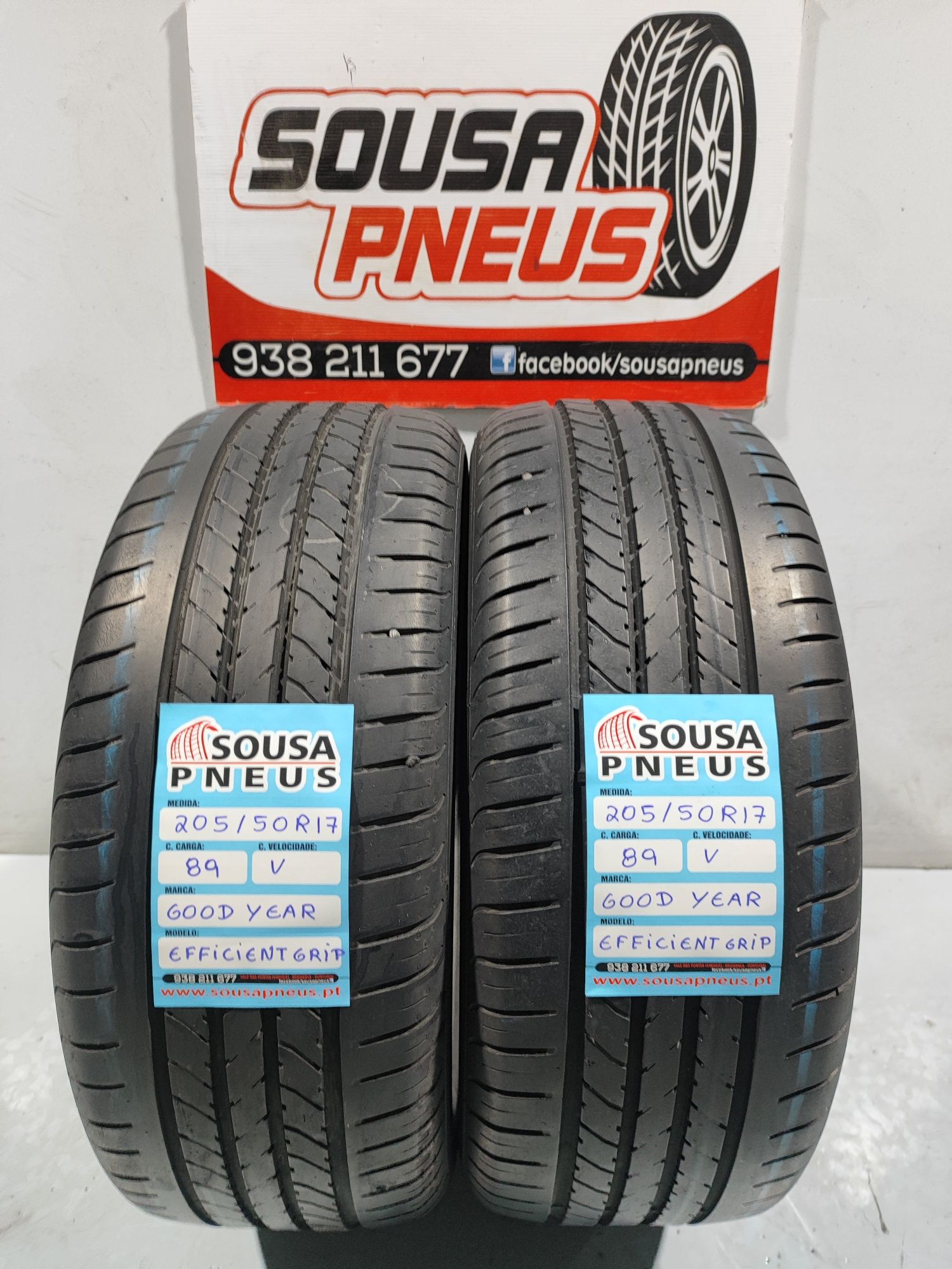 2 pneus semi novas 205-50R17 Good year - Oferta dos Portes