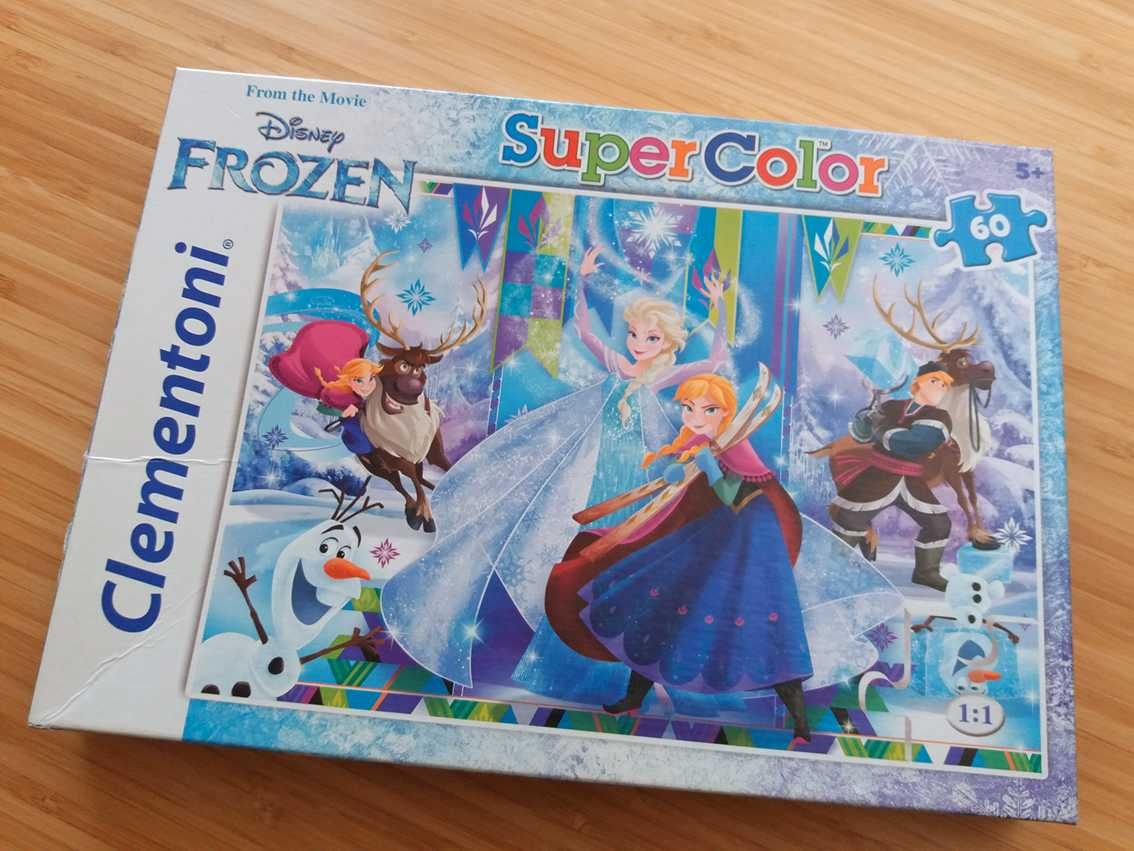 Conjunto de Puzzles 60 Peças 5+ DISNEY / FROZEN - Clementoni - c/Novos