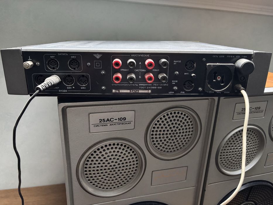 Акустична система + підсилювач