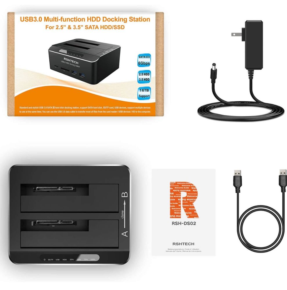 Док-станция для жесткого диска RSHTECH USB 3.0