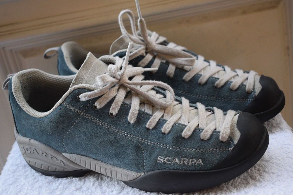 замшевые кроссовки кросовки мокасины Scarpa р. 38 24 см