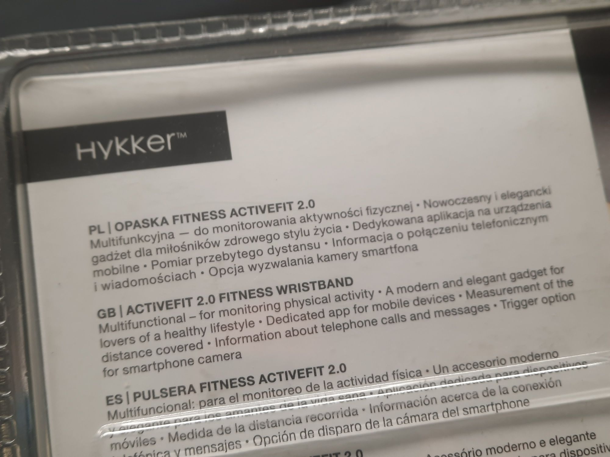 Nowa opaska fitness smartband  Activefit 2.0