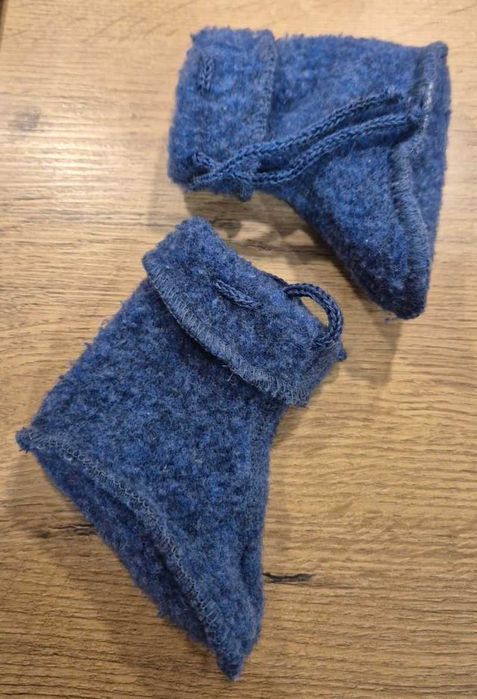 Engel Natur ciepłe buciki z wełny merino 0-6m