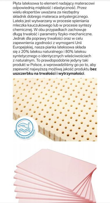 Materac 110x200 prawie jak nowy