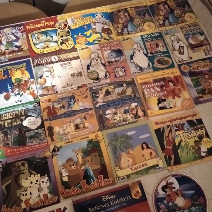 Bajki dla dzieci na płytach DVD, książeczka