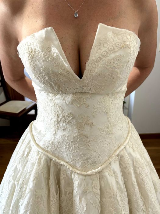 Vestido de noiva  princesa novo alta costura Made in Italy