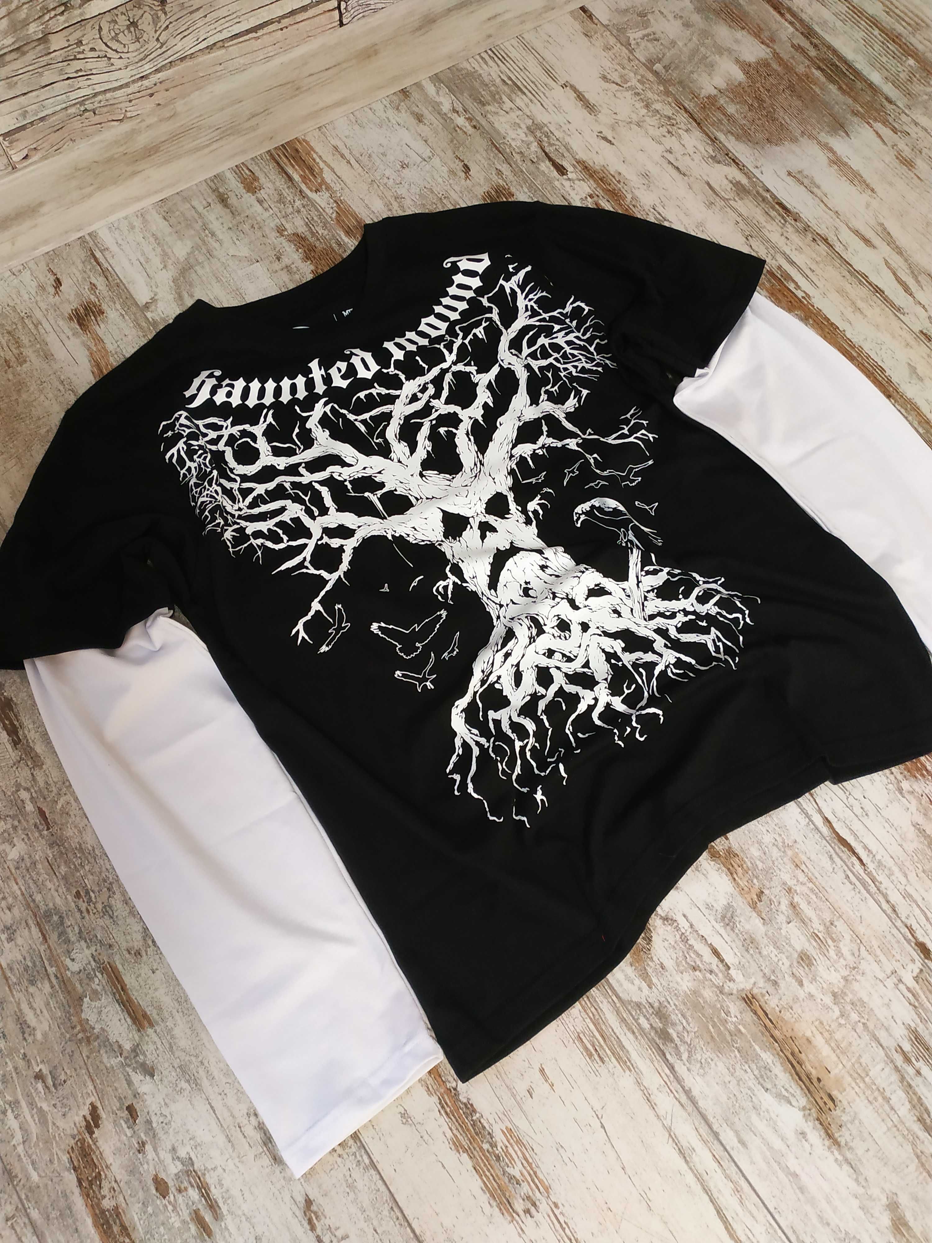 Продам Baggy джинси WEXWEAR + лонгслів  HAUNTED MOUND BLACK sk8 Y2K