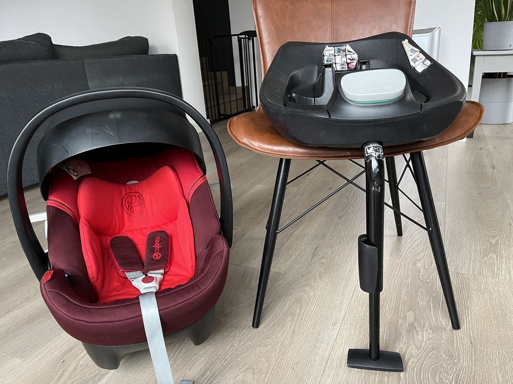 Fotelik cybex aton 3 s + baza isofix