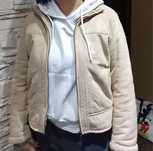Дубленка замшевая,48р,б/у
