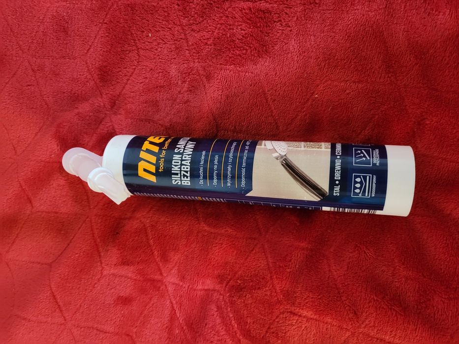 Silikon sanitarny bezbarwny 280 ml Niteo