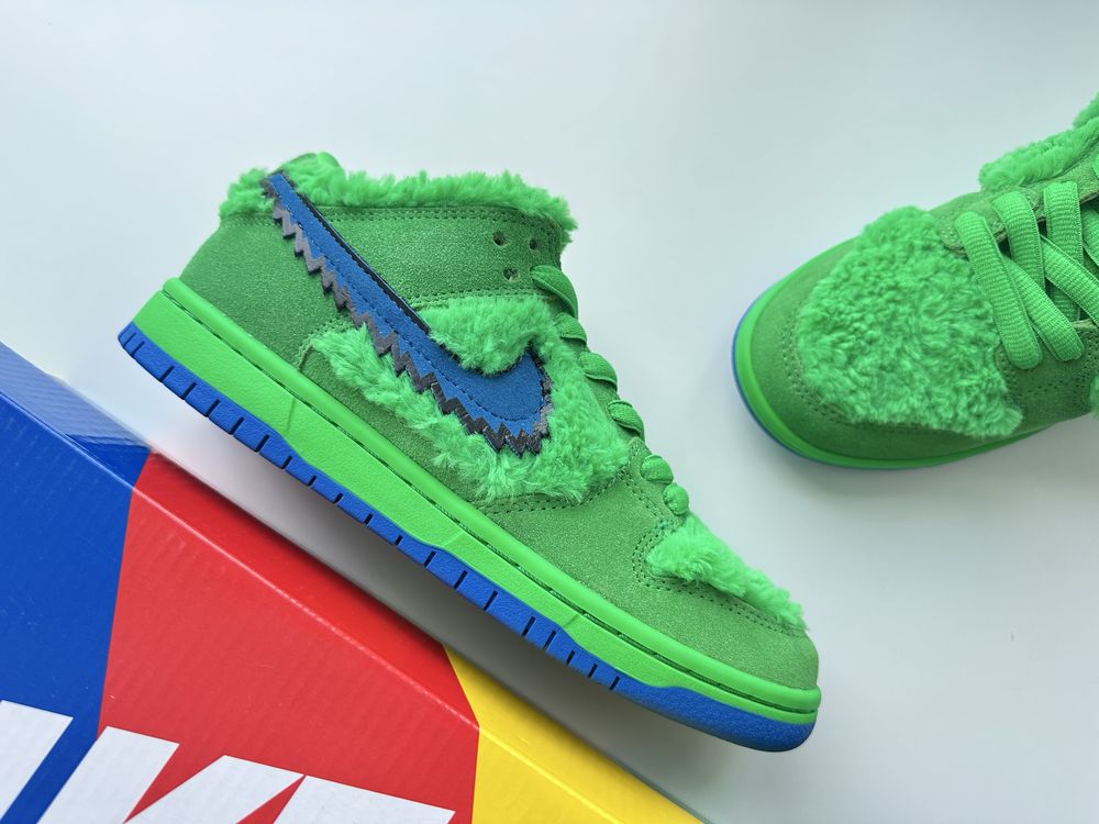 Кросівки кеди Grateful Dead x Nike SB Dunk Low Green Bear CJ5378-300