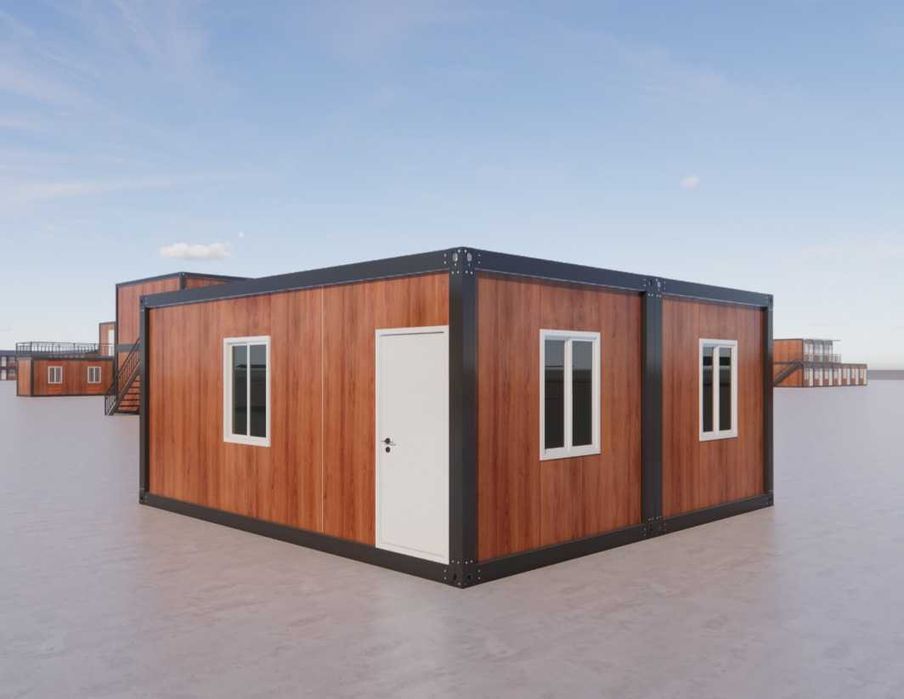 HIT! 6x6m 36m2 Kontener Biurowy GRANDE Socjalny Magazynowy Budowlany
