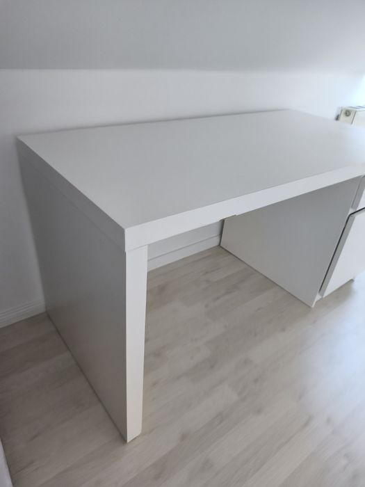 Biurko szkolne białe Ikea