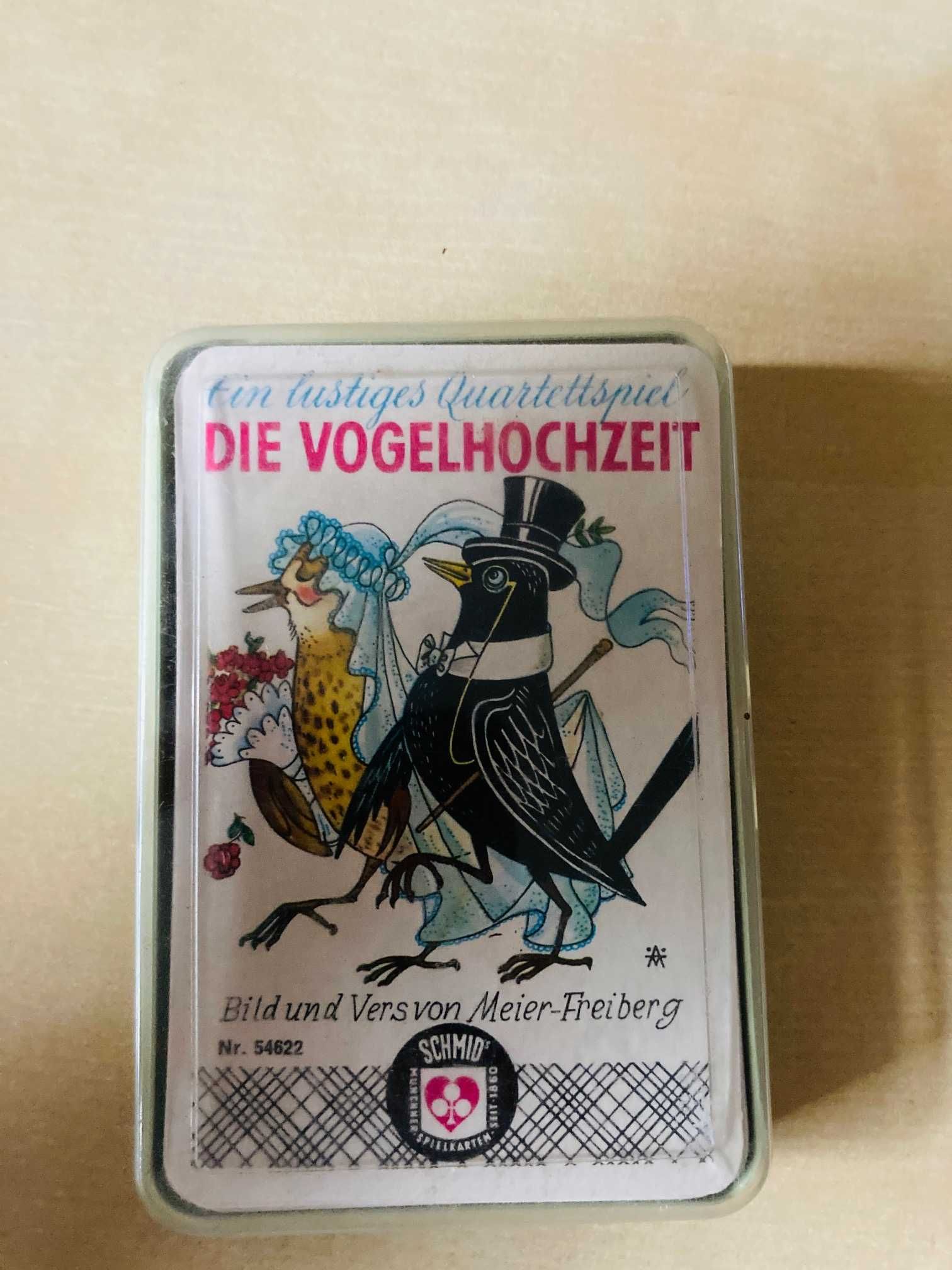 Gra karciana.Ptasi ślub.Die Vogelhochzeit. Ein lustiges Quartettspiel