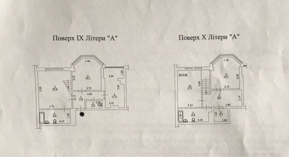 Видовий 4 кімнатний пентхаус з терасою в центрі міста!Чистовий ремонт