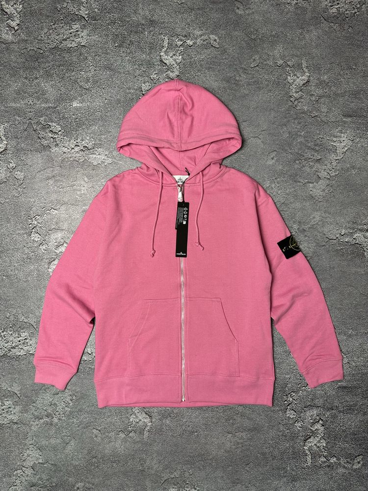 Рожеве зіп худі Stone Island | Аунтефік ОЛХ ДОСТАВКОЮ!