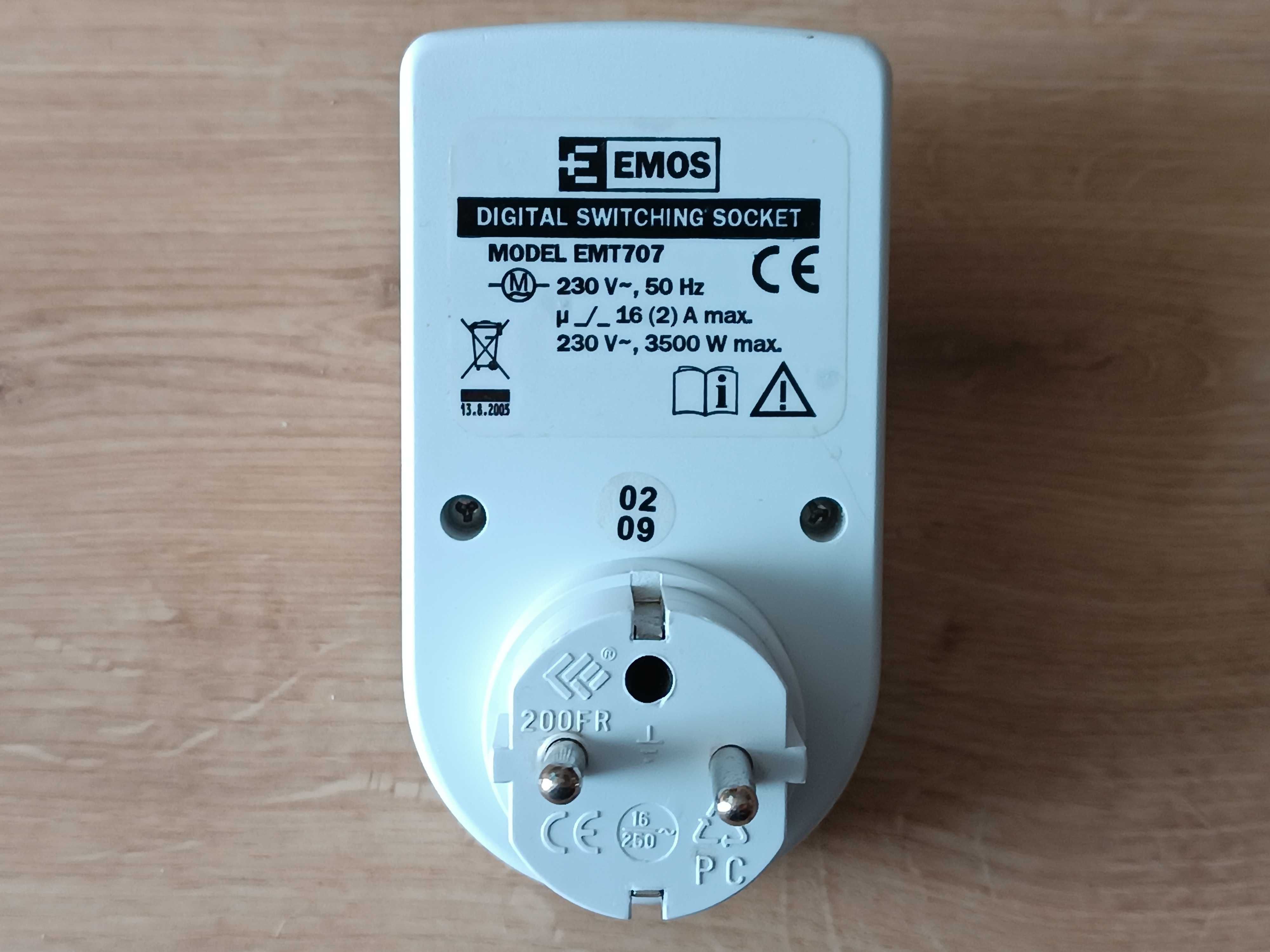 Programator cyfrowy / wyłącznik dobowy EMOS EMT 707