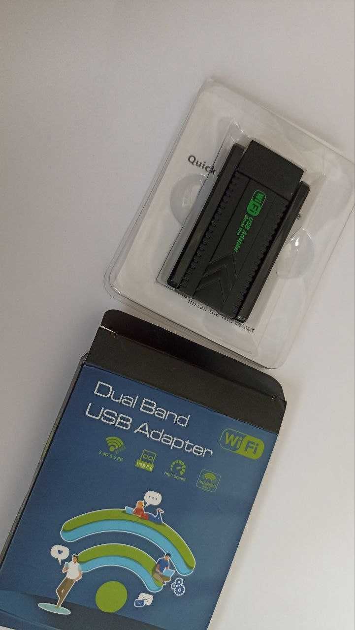 Vikefon 1300 мбит/с wi-fi usb-адаптер двухдиапазонный 2,4g + 5 ггц