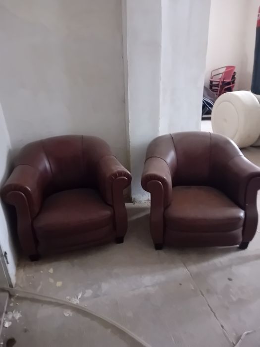 2 Fotele skórzane