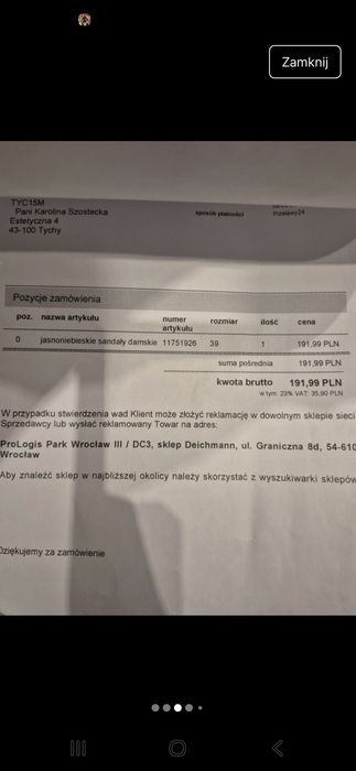 Sandały na słupku nowe