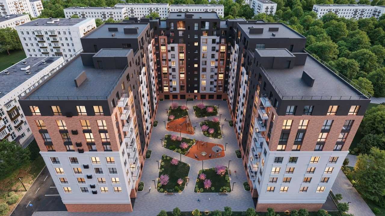 Оплата частинами 44 місяці! трикімнатна квартира з кухнею-студією