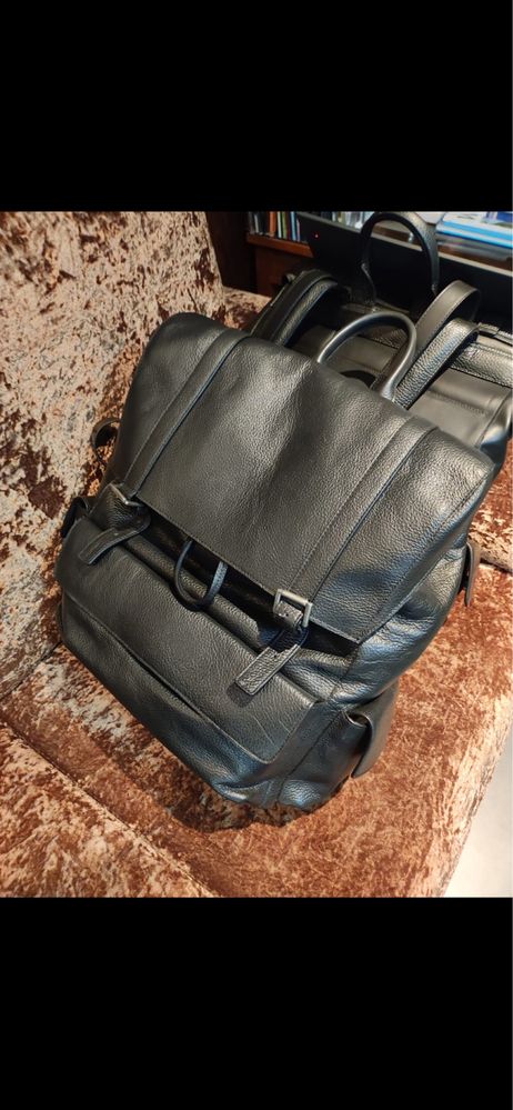 Mochila de Pele genuína