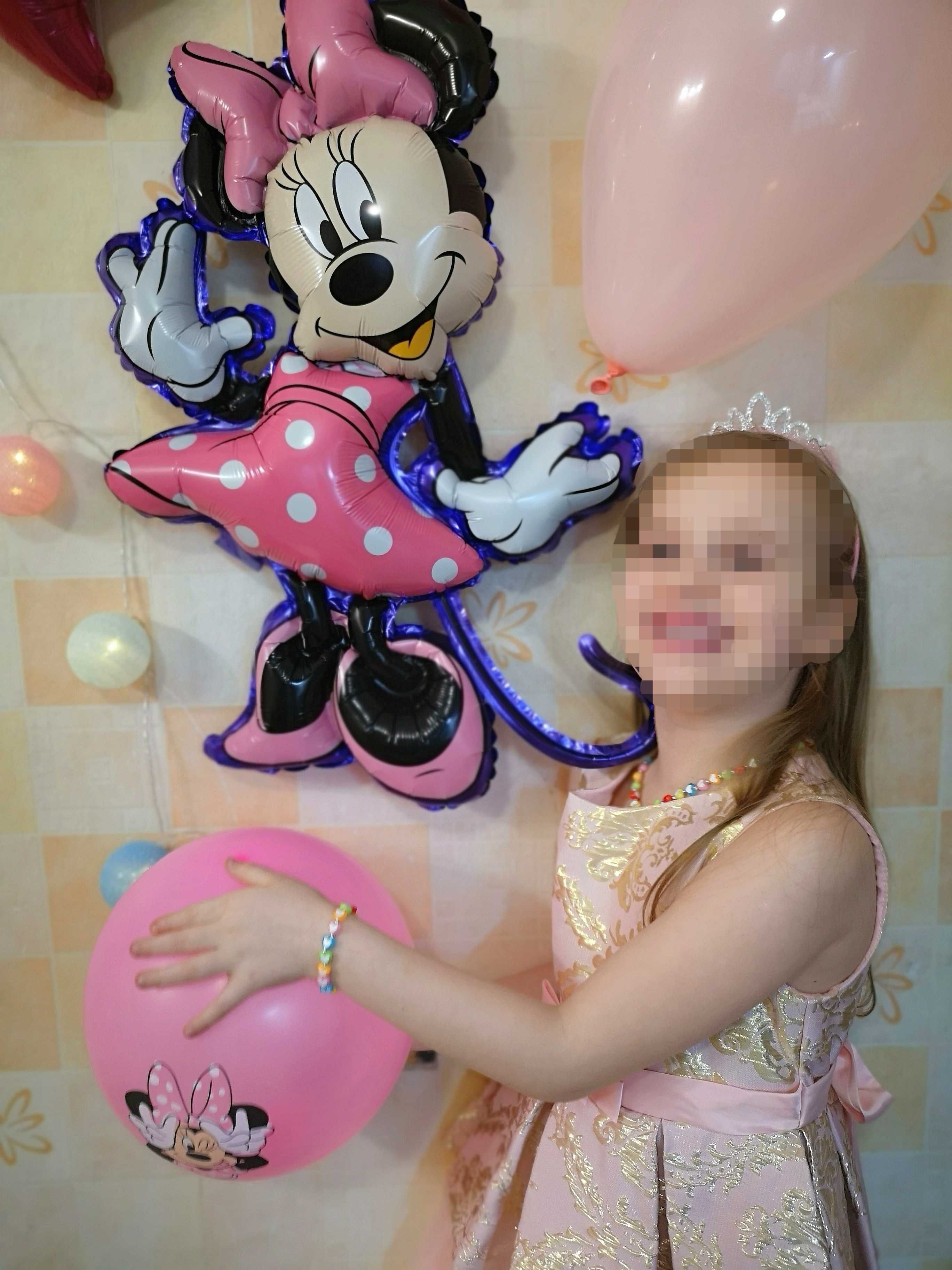 Zestaw balonów na hel Myszka Minnie 5 lat