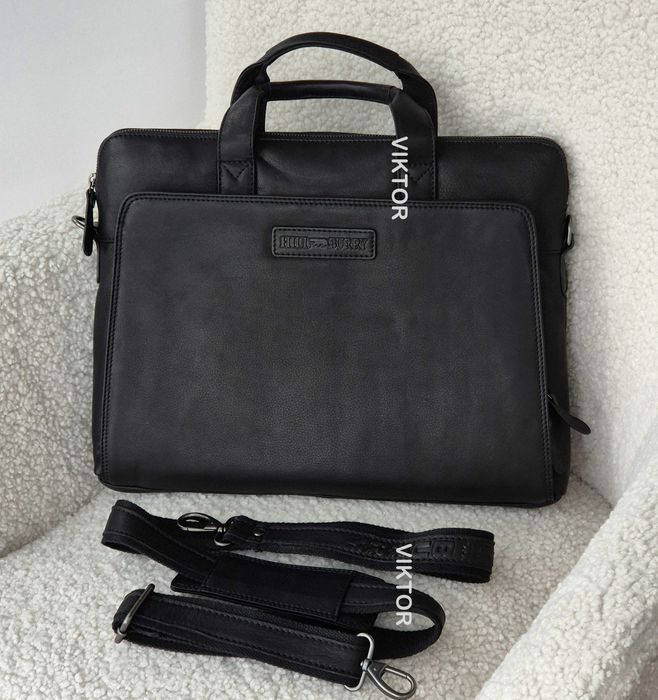 Кожаная сумка для ноутбука Hill Burry 3122. Германия. Шкіряна сумка