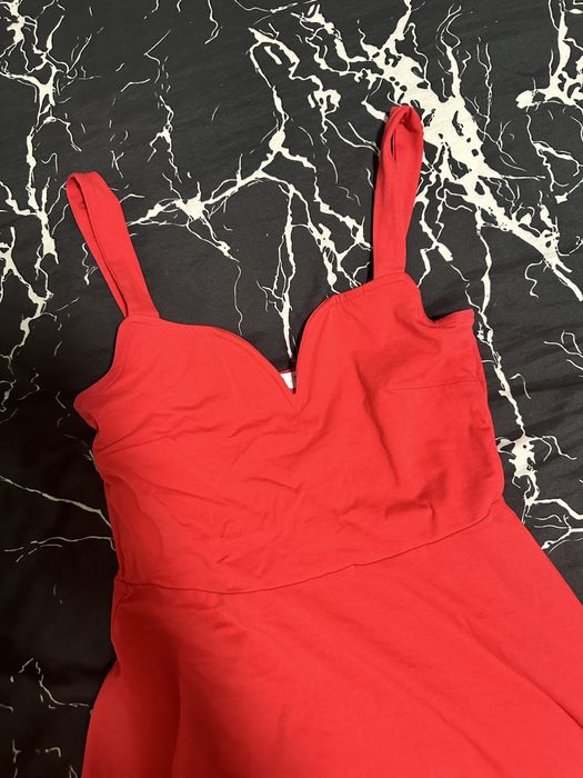 Сарафан красный лето