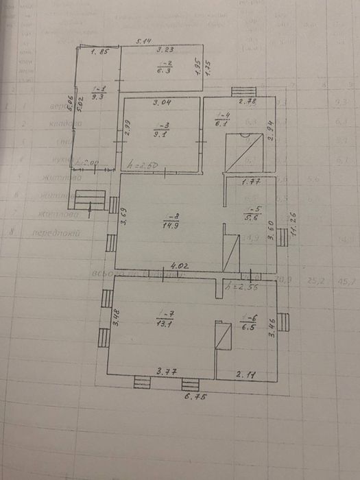 будинок у центрі села Бистрик