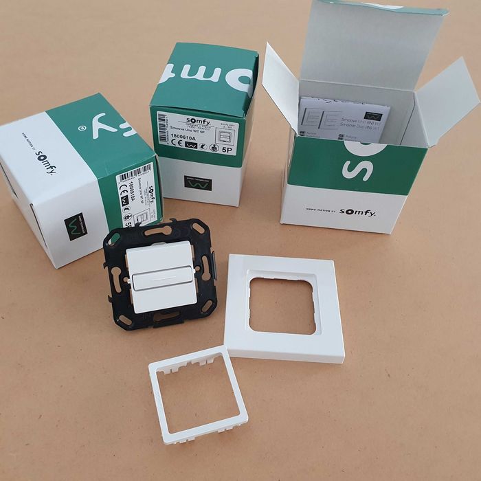 Somfy Smoove Uno WT 5P przełącznik do żaluzji fasadowych i rolet 5 szt