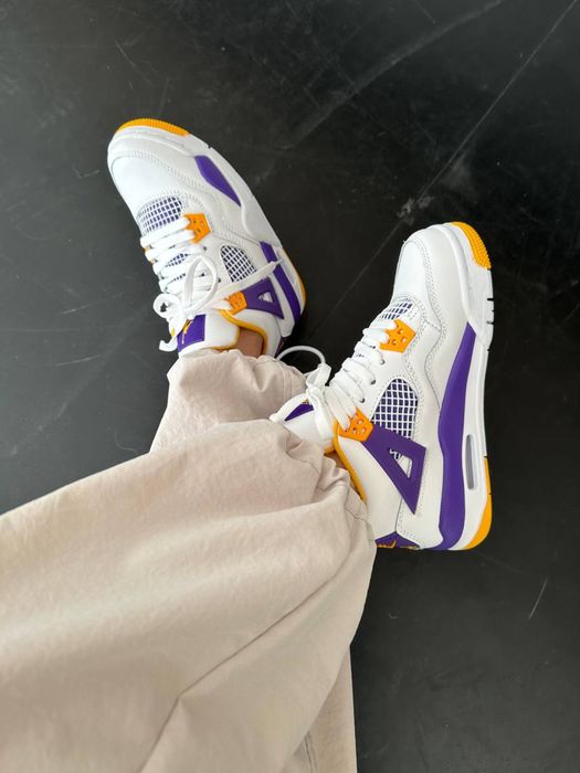 Buty Nike Air Jordan Retro 4 Lakers 36-40 damskie trampki