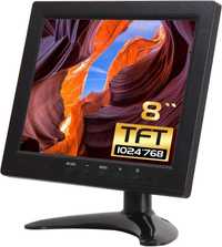Monitor CCTV HDMI TFT LCD de 8 Polegadas