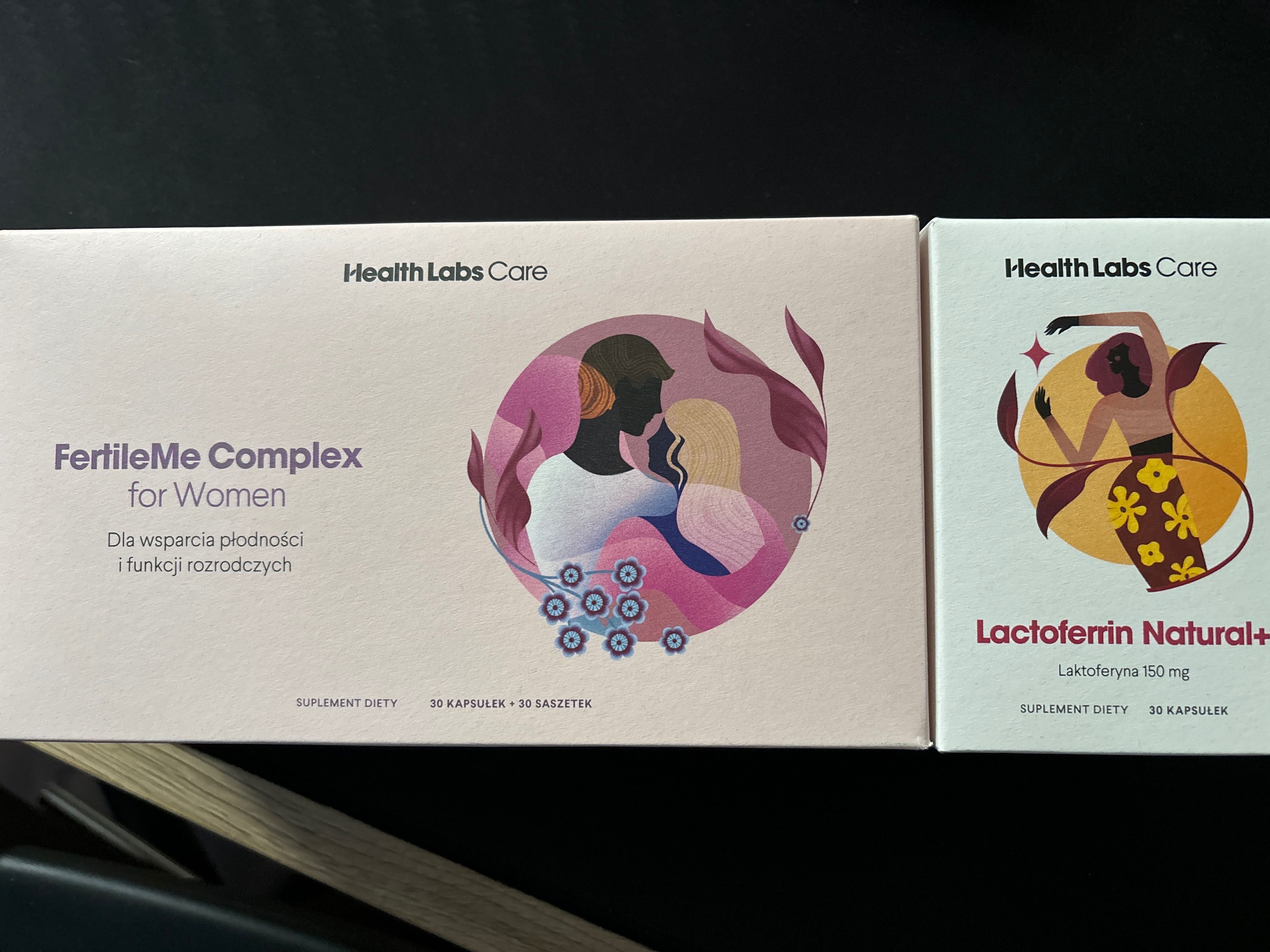 Suplementy HealthLabs Care FertileMe Complex + Lactoferrin Natural+