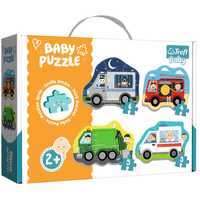 Puzzle Trefl 36071 Puzzle Baby pojazdy i zawody 4 układanki 2+ nowe