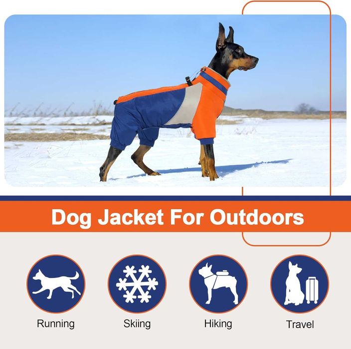 Wodoodporny płaszcz dla psa Kuoser rozm XL