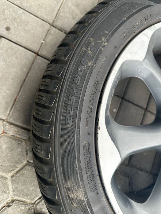 Alufelgi z oponami zimowymi 17 5x108  cali  volvo s60 2 gen