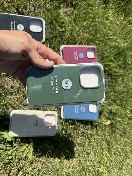 Силіконовий чохол Silicone Case Full для iPhone 15 Pro