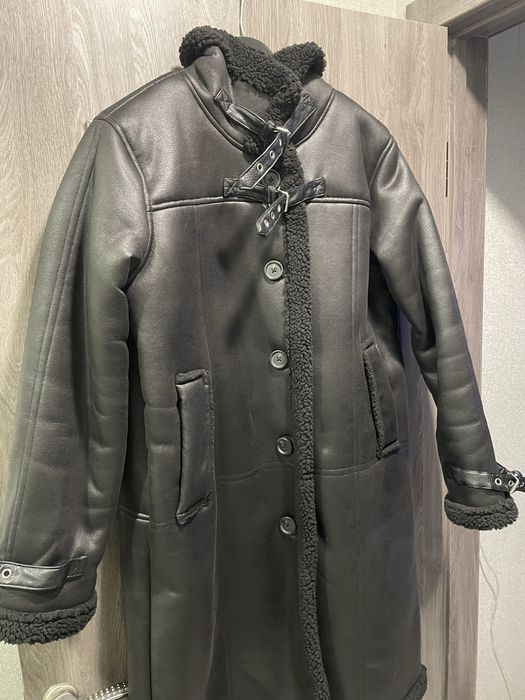 Дублянка зимова жіноча дубленка зимняя