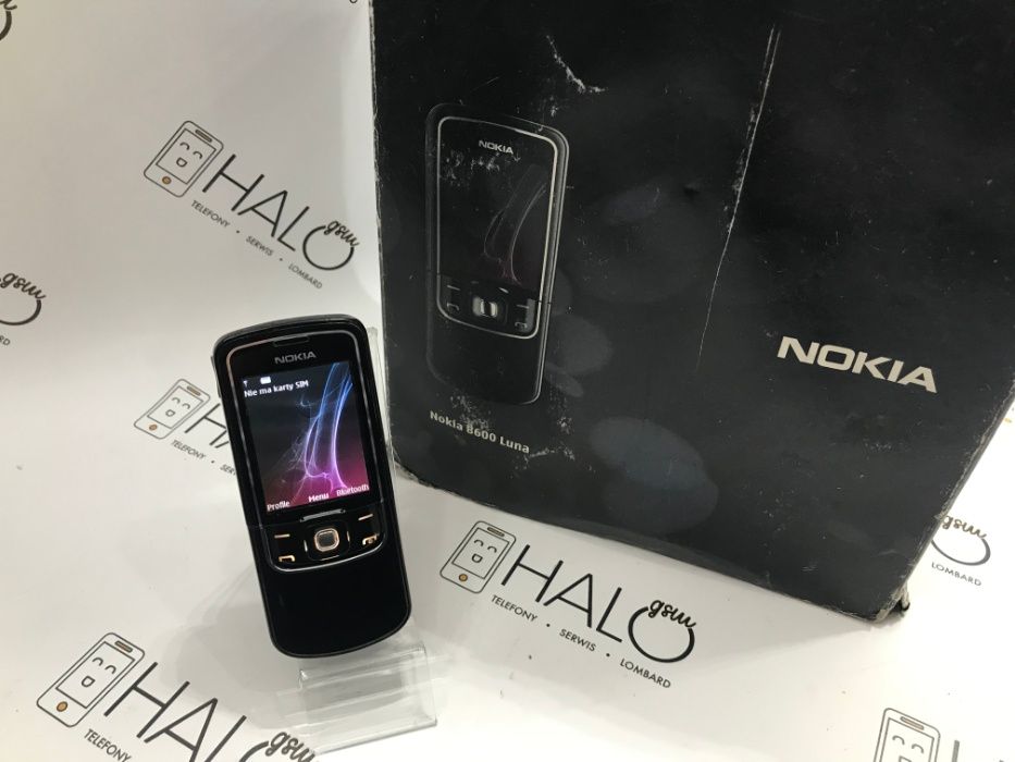 Nokia 8600 Luna - komplet, Lombard Halo gsm Łódź